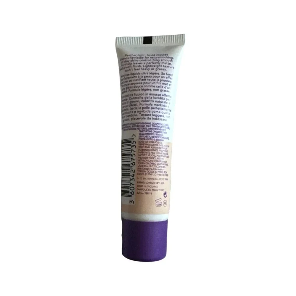Rimmel London 010 Light Porcelain Stay Matte Liquid Mousse Foundation NEW